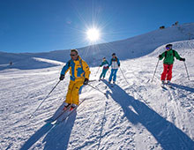 UCPA beginner ski group
